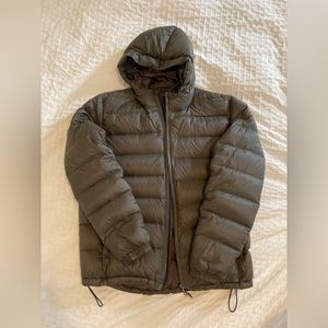 Daniel Cremieux Down Hooded Puffer Jacket XL Dark Green